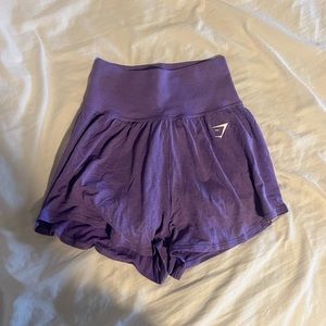 gymshark vital seamless 2.0 2-in-1 shorts. size small. purple